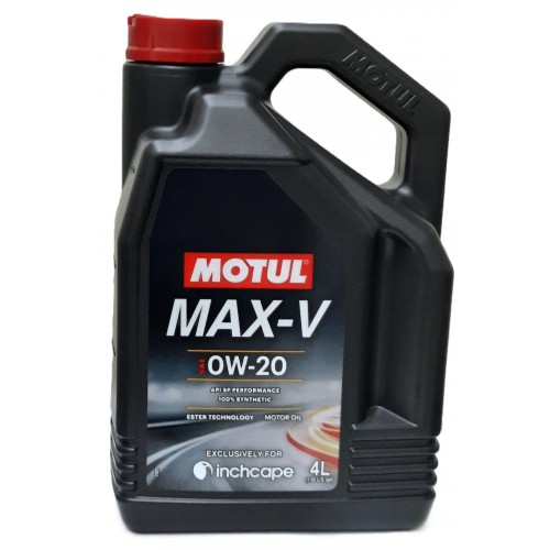 Motul Max-V 100% Synthetic Engine Oil 0W-20 (4 Litre)